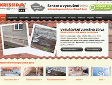 Tablet Screenshot of kressida.cz